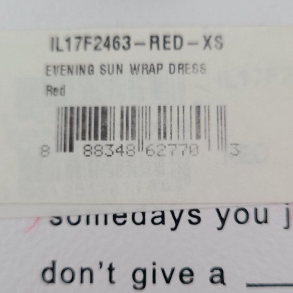 Somedays Lovin Evening Sun Wrap Dress in Red Size XS - Picture 8 of 12